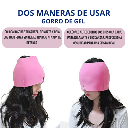 GORRO DE GEL PARA DOLOR DE CABEZA